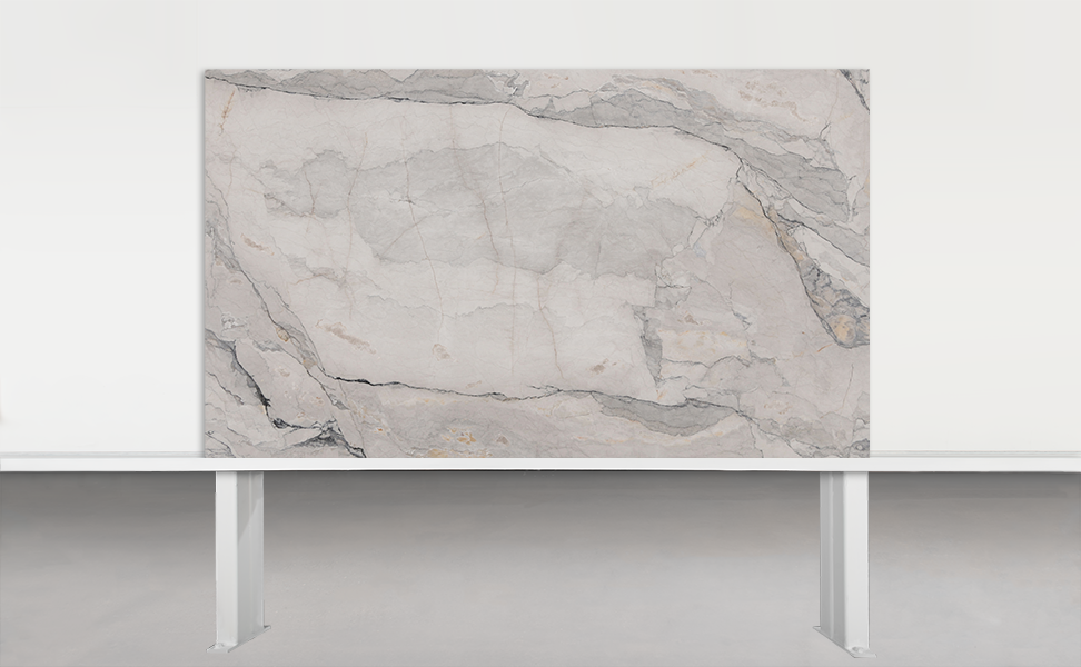 unoa 【Marble stone】No sleeve design 2CM BIANCO CAMOUFLAGE HONED | MARBLE | Aria Stone Gallery